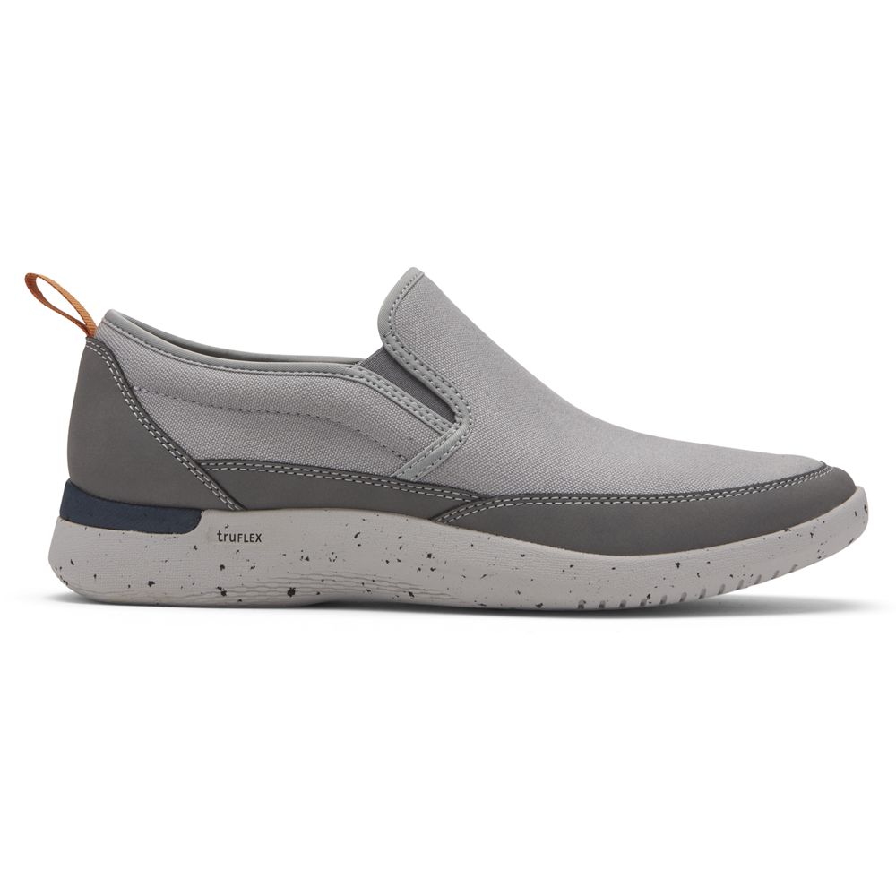 Rockport Canada Truflex Fly Mudguard Slip-On - Mens Sneakers Grey (EGN713852)